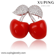 00028-xuping fashion china wholesale brooch,new brooch design cherry shape women brooch